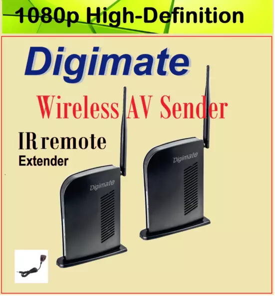 New arrive Digimate HD1080p Wireless HDMI AV Sender for Home/ Commercial >30m