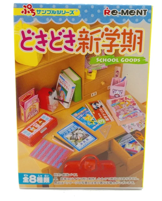 Re-Ment Schol Goods Dokidoki New Semester All 8 types set Miniature Model Japan