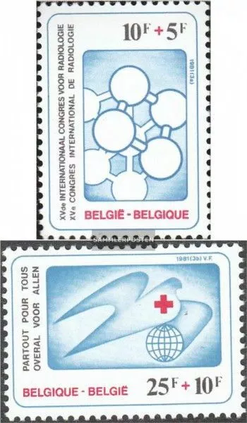 Belgien 2056-2057 (kompl.Ausg.) postfrisch 1981 Rotes Kreuz