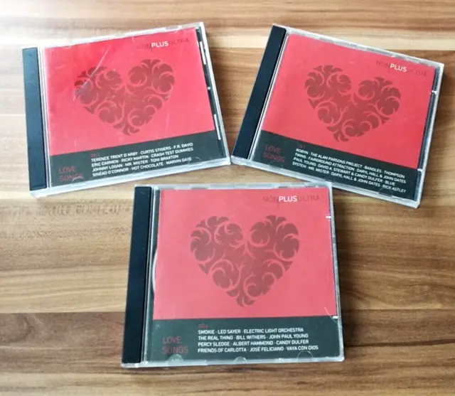 3 CD's, LOVE SONGS, Sony BMG Music Entertainment