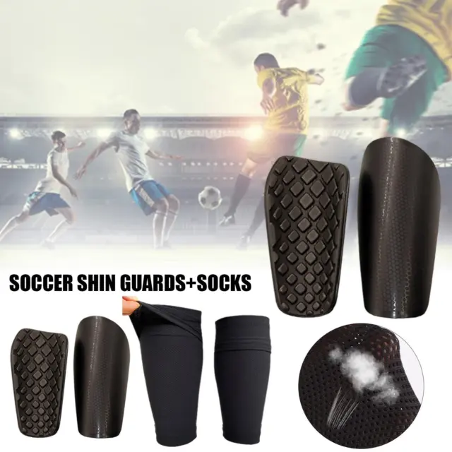 2X SOCCER FOOTBALL Shin Pads Holder Instep Socks Guard Sleeves Boys .Q5  S8J6 $25.22 - PicClick AU
