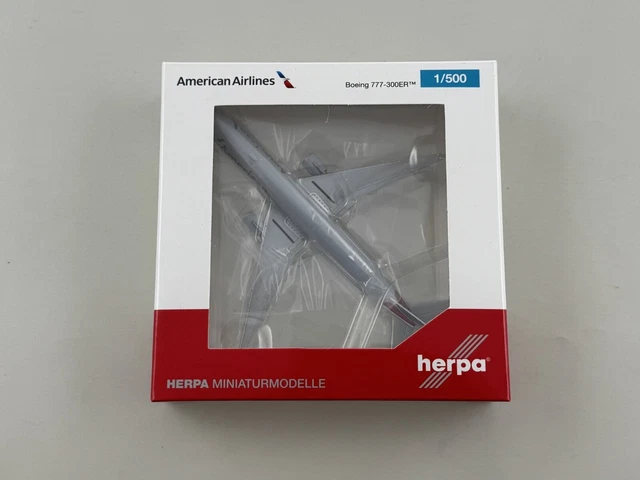 HERPA - Avion BOEING 777-300ER American Airlines N736AT - 1/500 - HER523950- 003