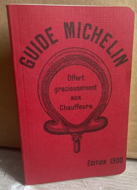 Guide Rouge Michelin - Edition 1900 - Réimpression - Très bon état