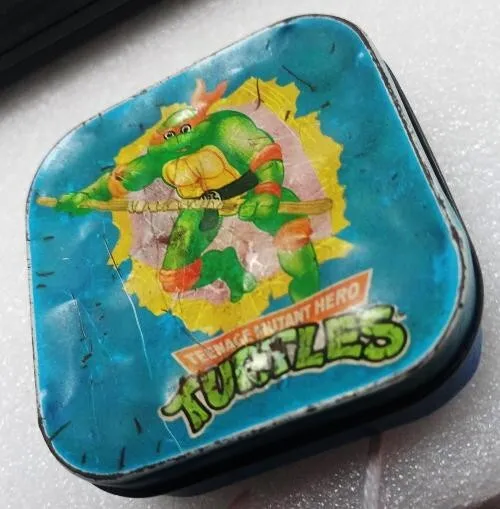 Teenage Mutant Ninja Turtles tin 1989 Vintage