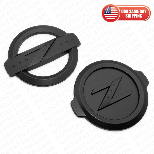 SET NISSAN 350Z 370Z Nismo Front & Rear Bumper Z Style Logo Emblem ...