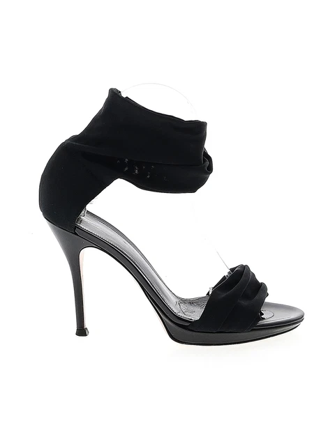 Gianvito Rossi Women Black Sandals 37.5 eur