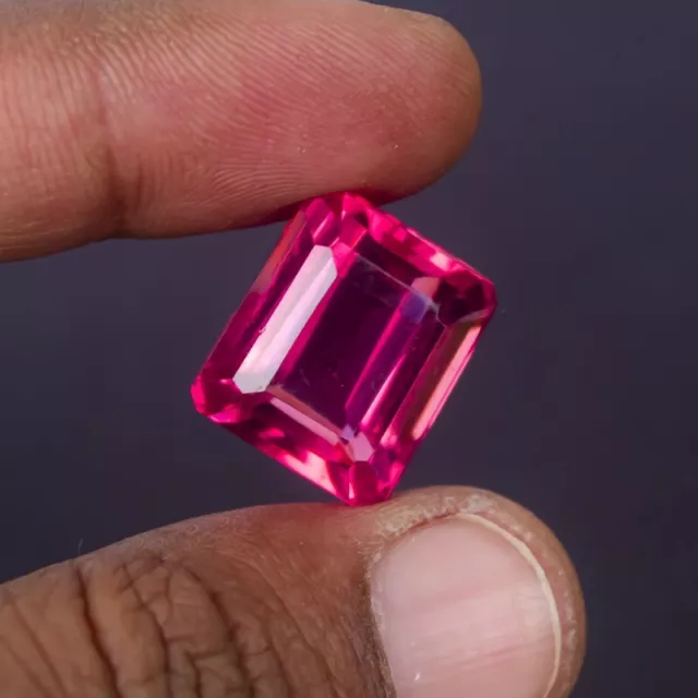 19.0 Ct Certified Natural Beautiful Octagon Pink Topaz Loose Gemstones Z-726