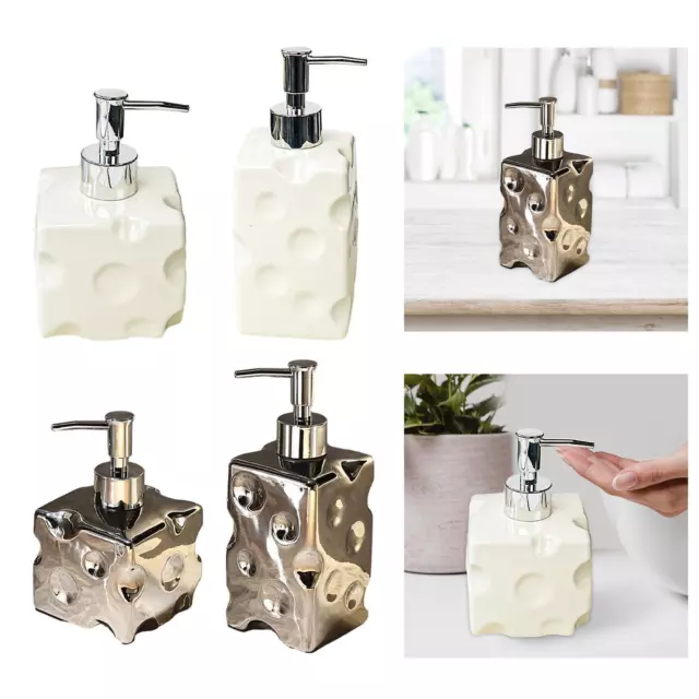 Soap Dispenser Durable Empty Pump Lotion Bottle for Toilet Washroom Bathroom