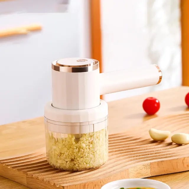 Electric Garlic Chopper Food Shredder Quickly 3 Gears Settings Kitchen Gadgets