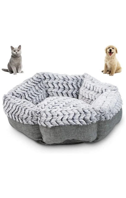 Pet Craft Supply Soho Round Machine Washable Memory Form Small Bed For Dogs/Cats