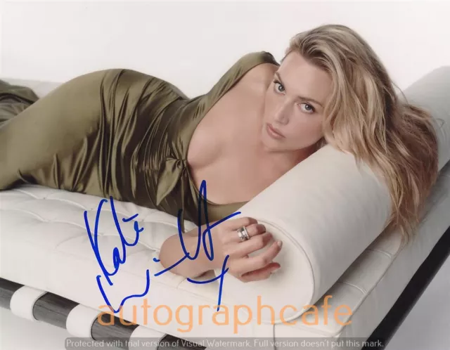 KATE WINSLET 10 x 8 Inch Autographed Photo - High Quality Copy Of Original (f)