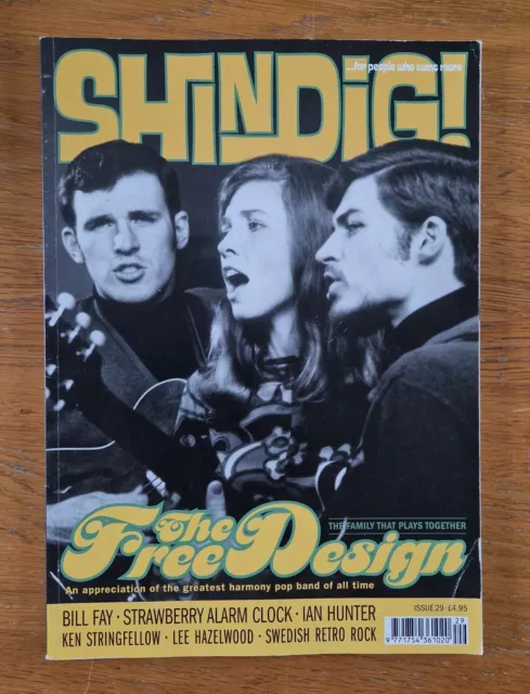 SHINDIG! MAGAZINE # 29 : The Free Design, Strawberry Alarm Clock, Lee ...