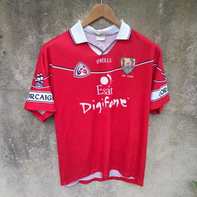 Cork 2000-01 GAA hurling Gaelic football shirt / jersey. Medium Mens. Corcaigh