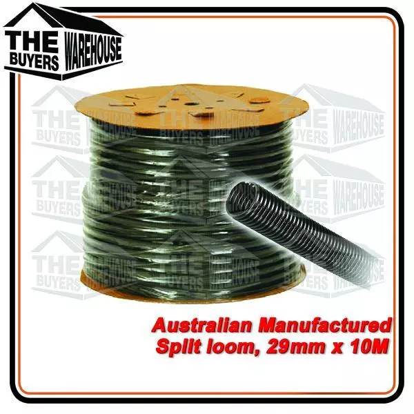 100% Premium Australian Made Split Loom Tubing Wire 29mm Conduit Cable 10m UV