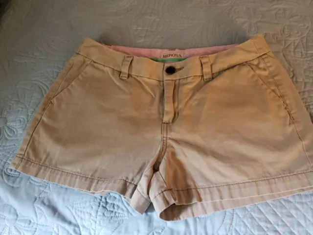 Merona Womens Shorts Beige Khaki Sz 6