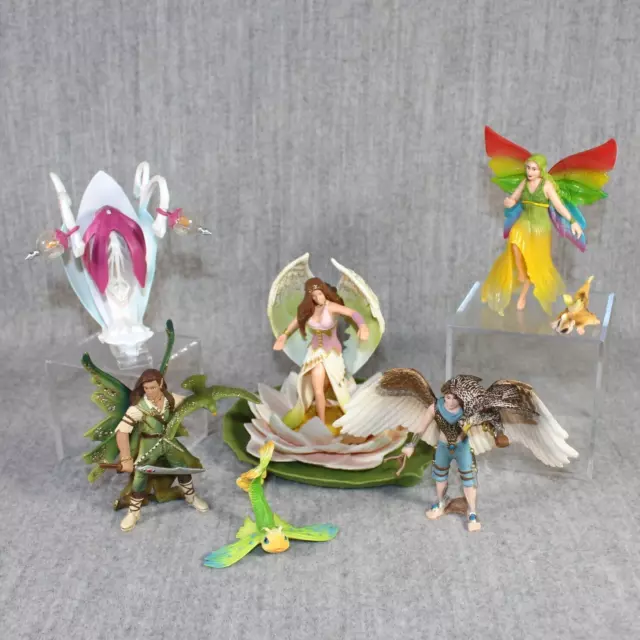 SCHLEICH GERMANY Magical Fairy Fantasy Myth Display PVC Figures Collectible Lot