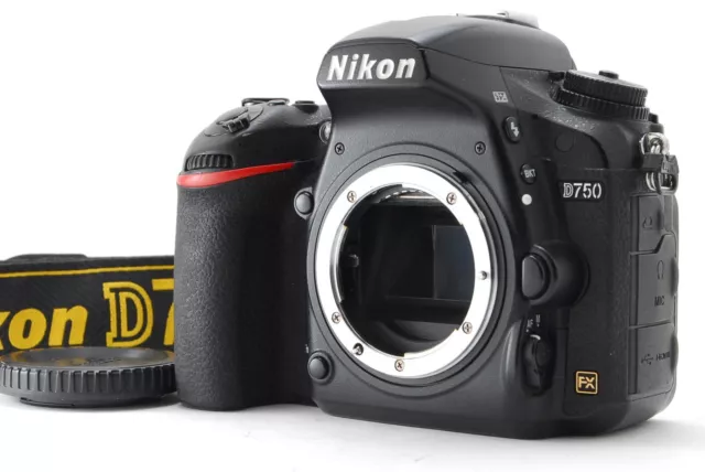 [ NEAR MINT w/ Strap ] Nikon D750 24.3 MP Digital SLR Camera From JAPAN