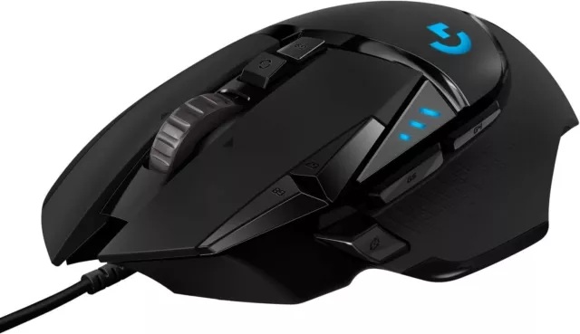 Logitech G502 HERO High-Performance Gaming-Maus HERO 25K DPI RGB-Beleuchtung