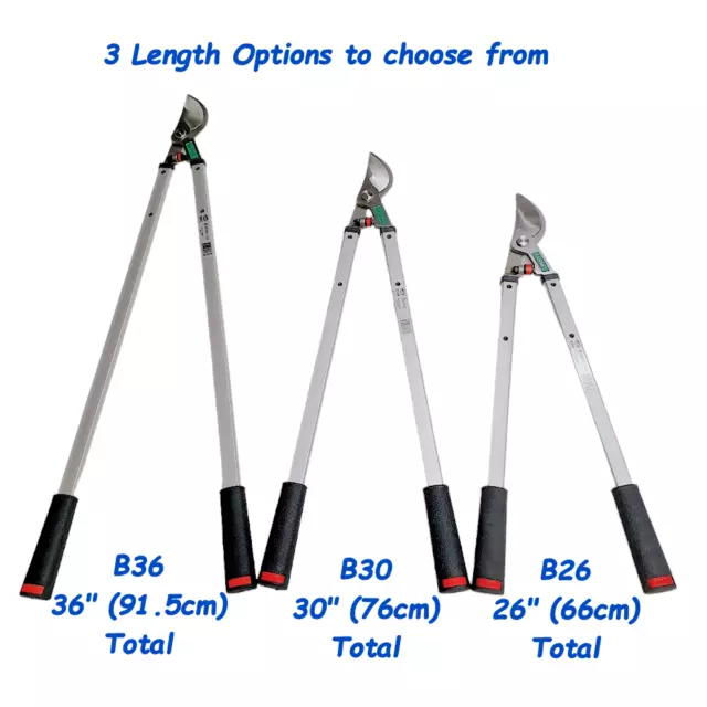 Professional Bypass Loppers Barnel Tree Branch Pruner Heavy Duty Carbon Steel