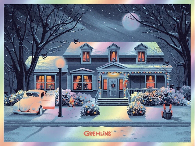 Gremlins Foil Edition | DKNG Bottleneck Gallery BNG Print Poster ##/150