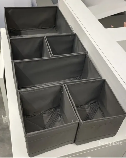 SKUBB Storage case for wrapping paper, dark gray, 35x12x6 - IKEA