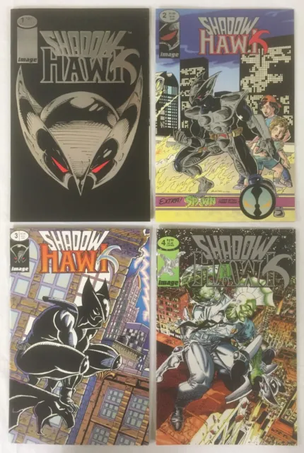 Shadowhawk Image 4 Comic lot Vol 1# 1 2 3 4 Complete Series Set (1992) NM 9.4