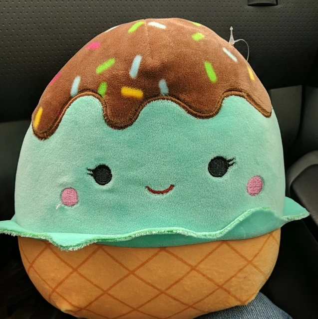 MAYA THE ICE Cream Cone Squishmallow 8" 8 Inch Plush Kellytoy In Hand £