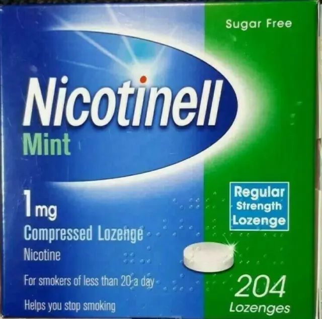 Nicotinell Mint nicotina pastilla comprimida Lozenge *** enviado hoy ***