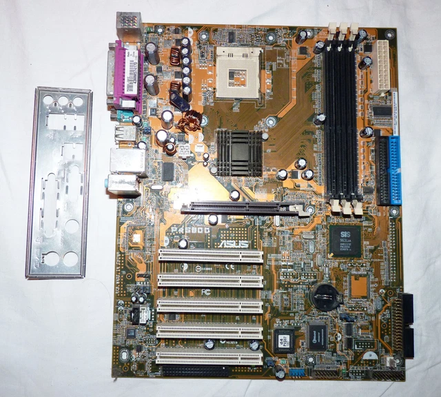 I/o Shield Plaque Arriere En PLA Pour ASUS P4P800-VM S I/o Shield Plaque Arriere En PLA Pour ASUS P4P800-VM S
