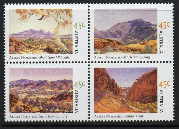 AUSTRALIA SG2204a 2002 BIRTH CENTENARY OF ALBERT NAMATJIRA MNH