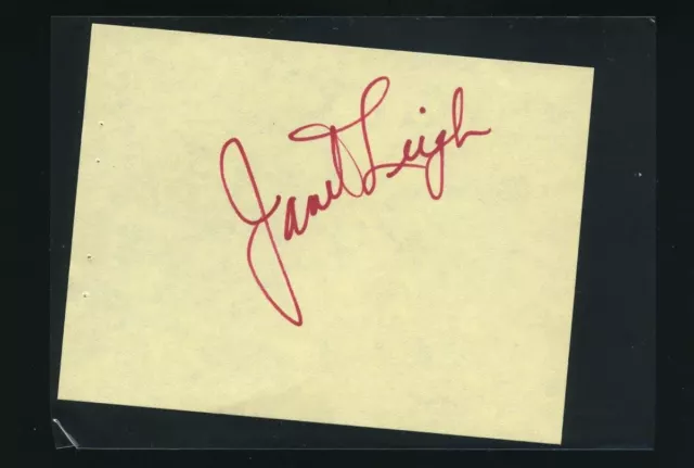 Janet Leigh - Signed Autograph and Headshot Photo set - Psycho 2