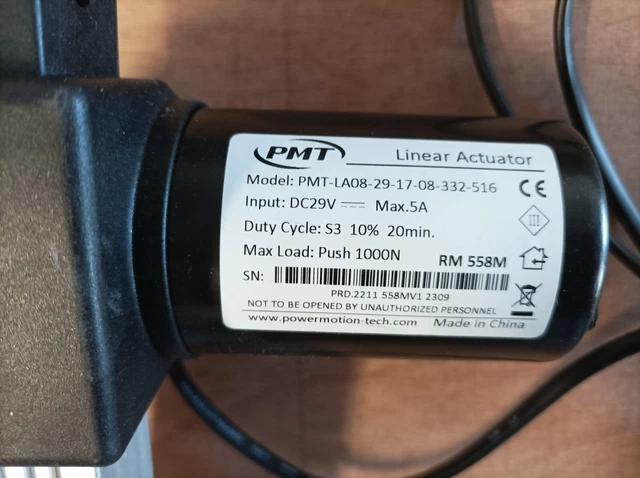 Moteur pour Canapé ou Relax Electrique LINEAR ACTUATOR PMT LA07 29 17