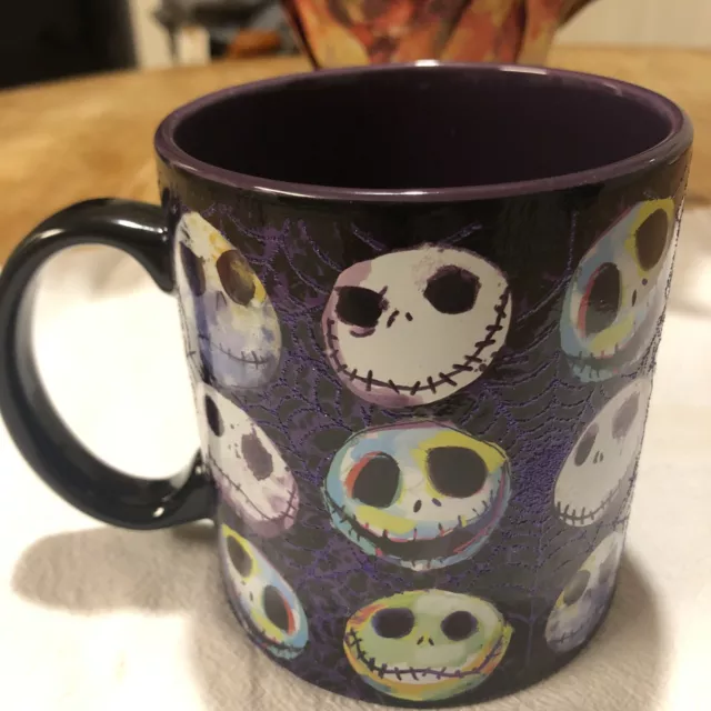 DISNEY NIGHTMARE BEFORE Christmas Mug Jack Skellington Faces 20 oz New