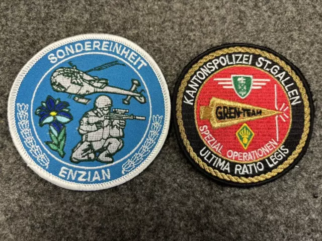 Swiss Special Operations Police Patches