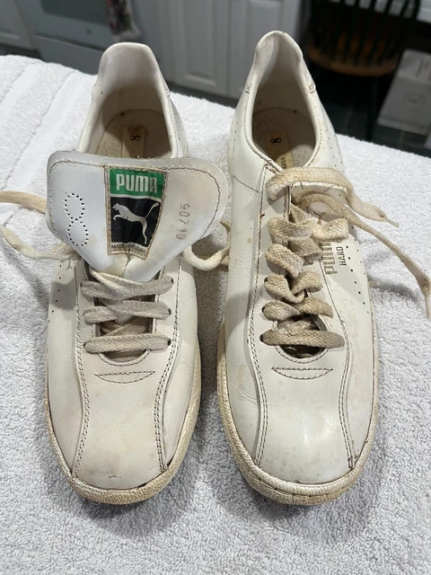 VINTAGE PUMA HARD COURT Tennis Sneakers Made In Yugoslavia Size