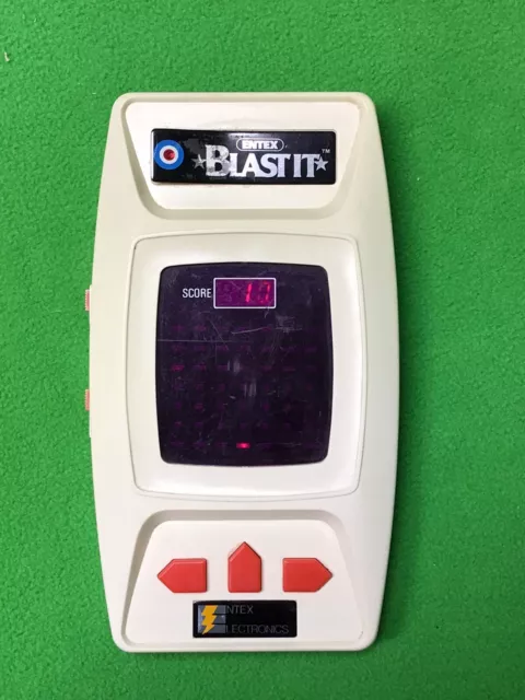 Entex Blast it Vintage 1980 LED Handheld Electronic Game - RARE TESTED WORKING