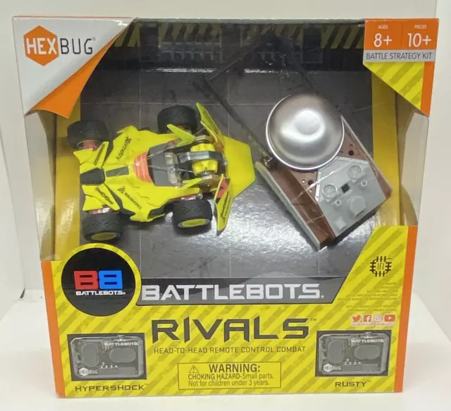 Brand New Factory Sealed HEXBUG BATTLEBOTS Rivals 6.0 (Rusty and Hypershock)