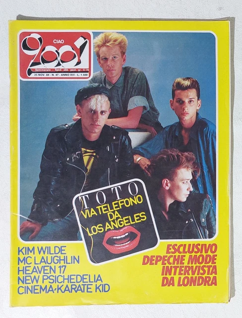I114720 Ciao 2001 a. XVI nr 47 1984 - Toto / Depeche Mode / Karate Kid