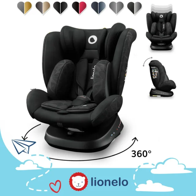 Lionelo Bastiaan One Kindersitz 360° drehbar Autokindersitz mit ISOFIX 0-36 kg