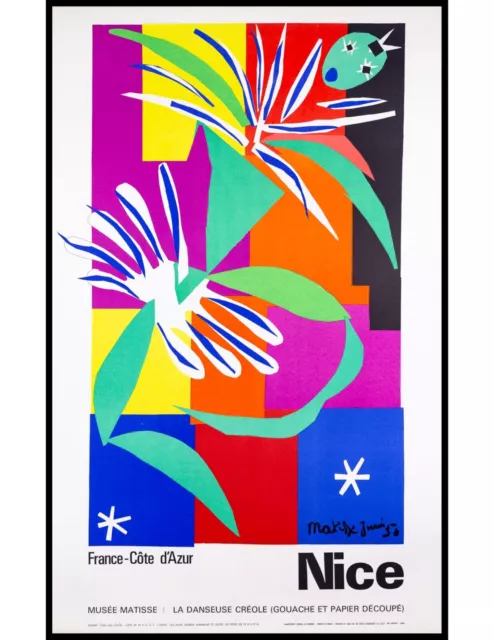 Original Full Size Lithograph by Henri Matisse, "Nice, La Danseuse Creole"