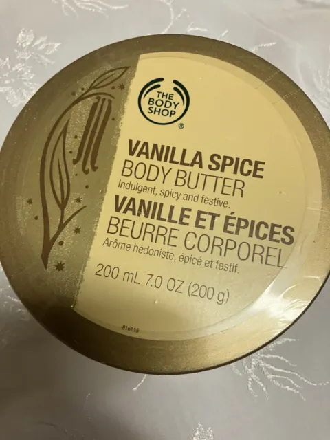 The Body Shop VANILLA SPICE Body Butter 7 Oz  Rare Sealed