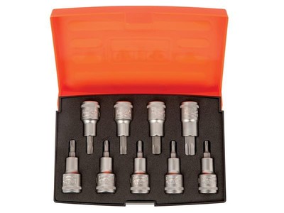 BAHCO SL34 SL34 3/8in Drive Socket & Mech Metrica Set di 34 