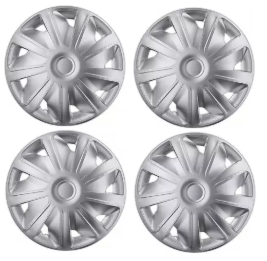 Renault Trafic Traffic Deep Dish Wheel Trims Cover Silver Hub Caps 16" 6 Inch