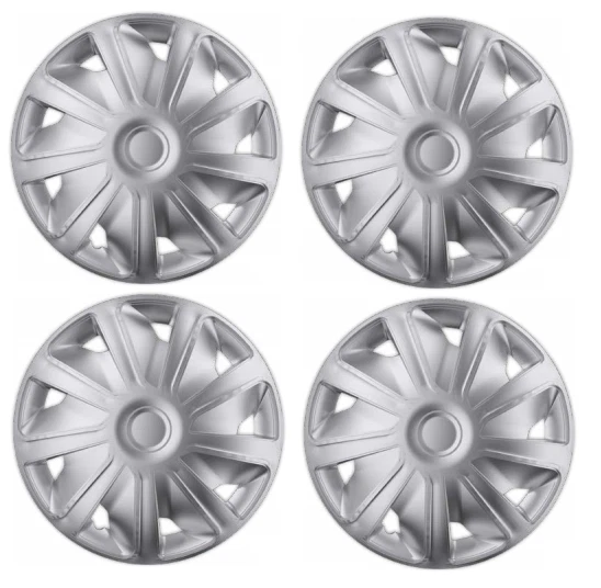 Vito Viano Van Deep Dish Wheel Trims Cover Black Full Set Of 4 Hub Caps 16" Inch