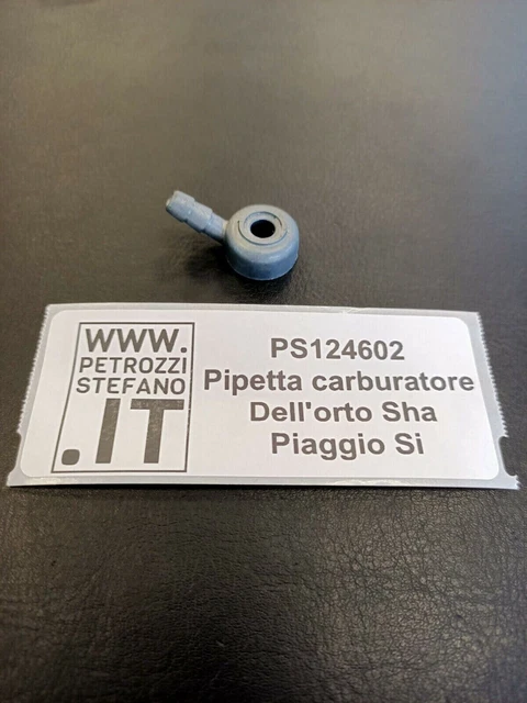 PS124602 Pipetta carburatore Dell'orto Sha Piaggio Si Moped Mofa