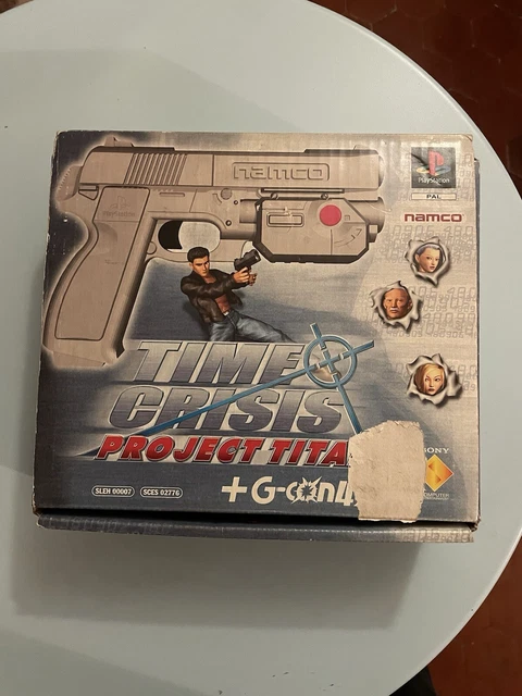 Time Crisis Project Titan + G-Con Gun Pistolet Ps1 Pal