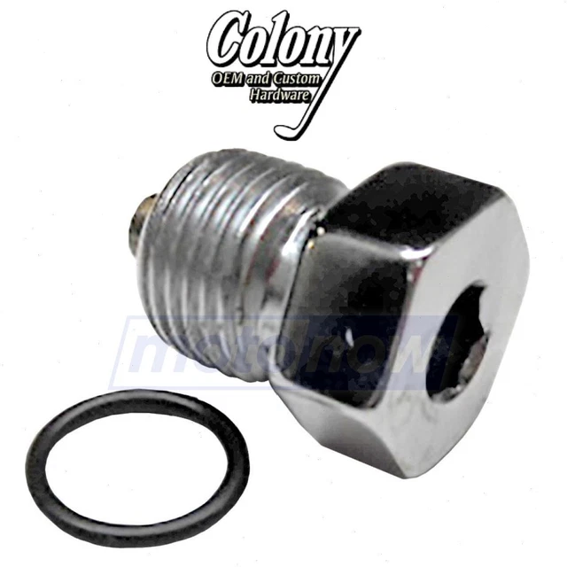 Colony Tank Drain Plugs for 2012-2017 Harley Davidson FLS Softail Slim - np