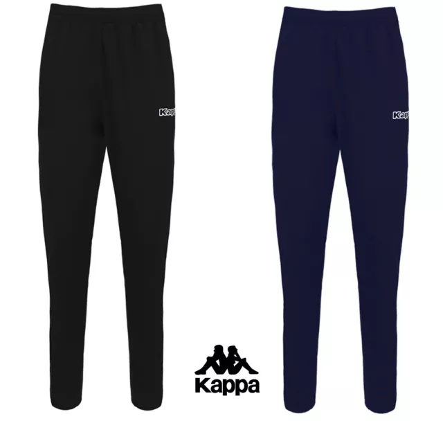 Kappa Mens Salci Training Pants Slim Tapered Tracksuit Bottoms Football Running