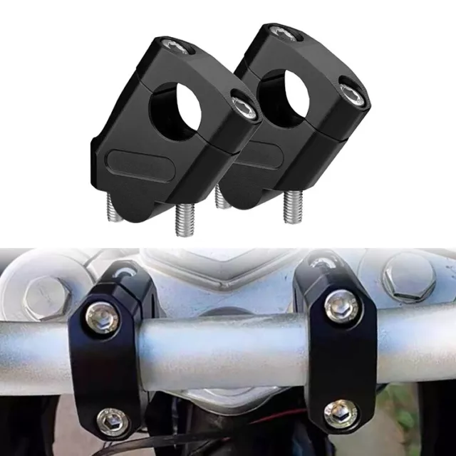 22MM Universal Handlebar Riser Clamp Back Mount Bracket Handle Bar Clamp Extend