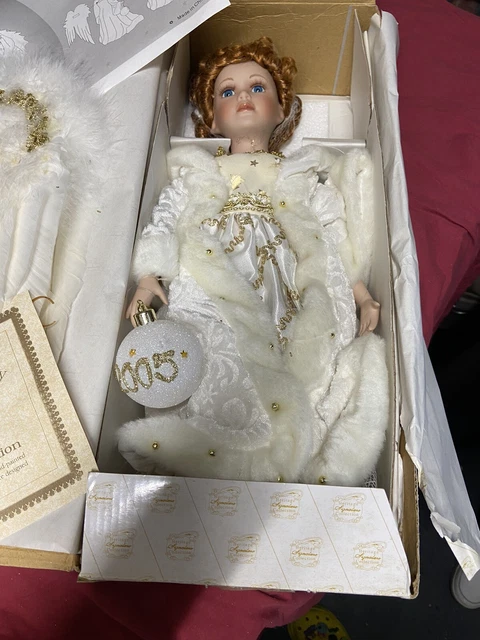 2005 Angel Porcelain Doll in box- Heritage Signature Collections Item 80025 18"